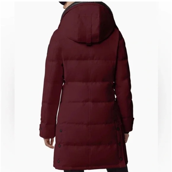 New Canada Goose Shelburne Down-Filled Parka in Garnet Stone Size XS - Picture 2 of 13